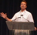 Arnold Schwarzenegger at Seminar